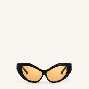 Clarissa Cateye Sunglasses - Black