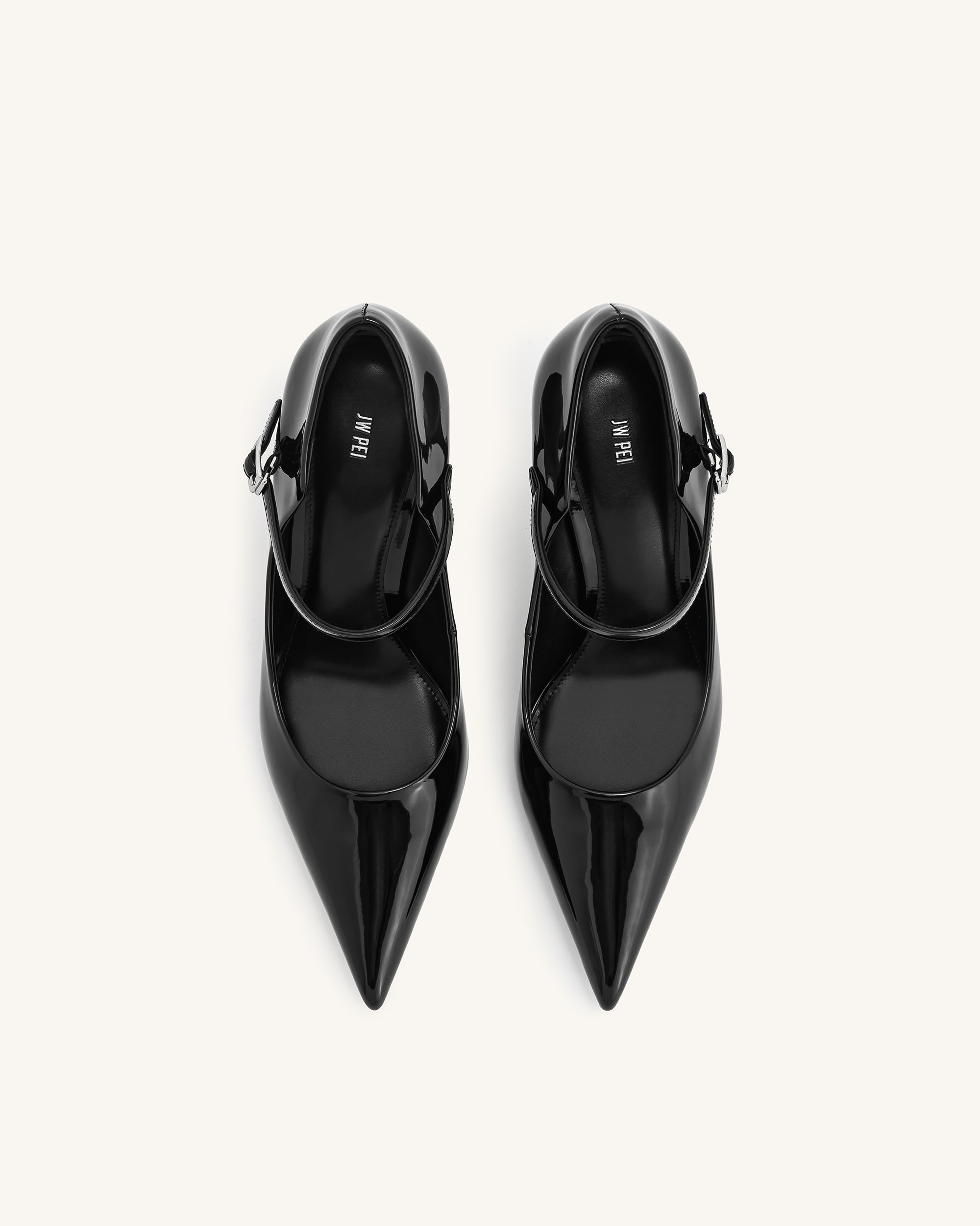 Thalina Patent Leather Pumps - Black - Image 4