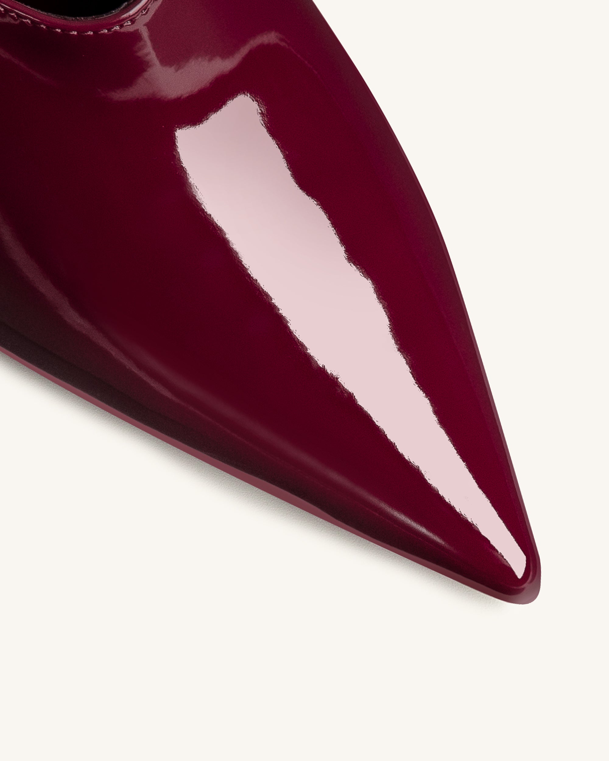 Vivovr High Heel Pumps - Burgundy - Image 7