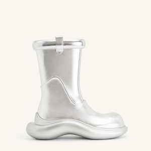 Zoie Metallic Rain Boot - Silver