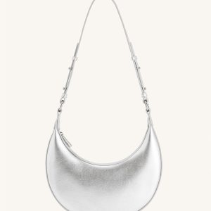 Carly Medium Shoulder Bag - Silver