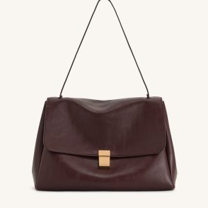 Hilary Shoulder Bag - Deep Burgundy