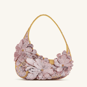 Harlee Sequin Shoulder Bag - Pink