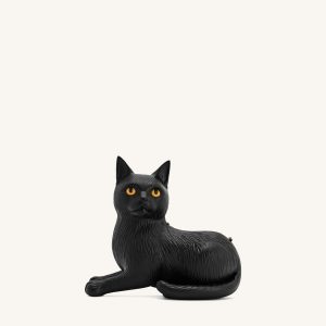 Hedy Black Cat Clutch - Black