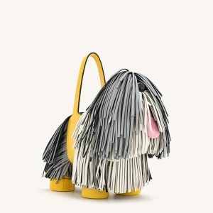 Nita Puppy Shape Handbag - Gray