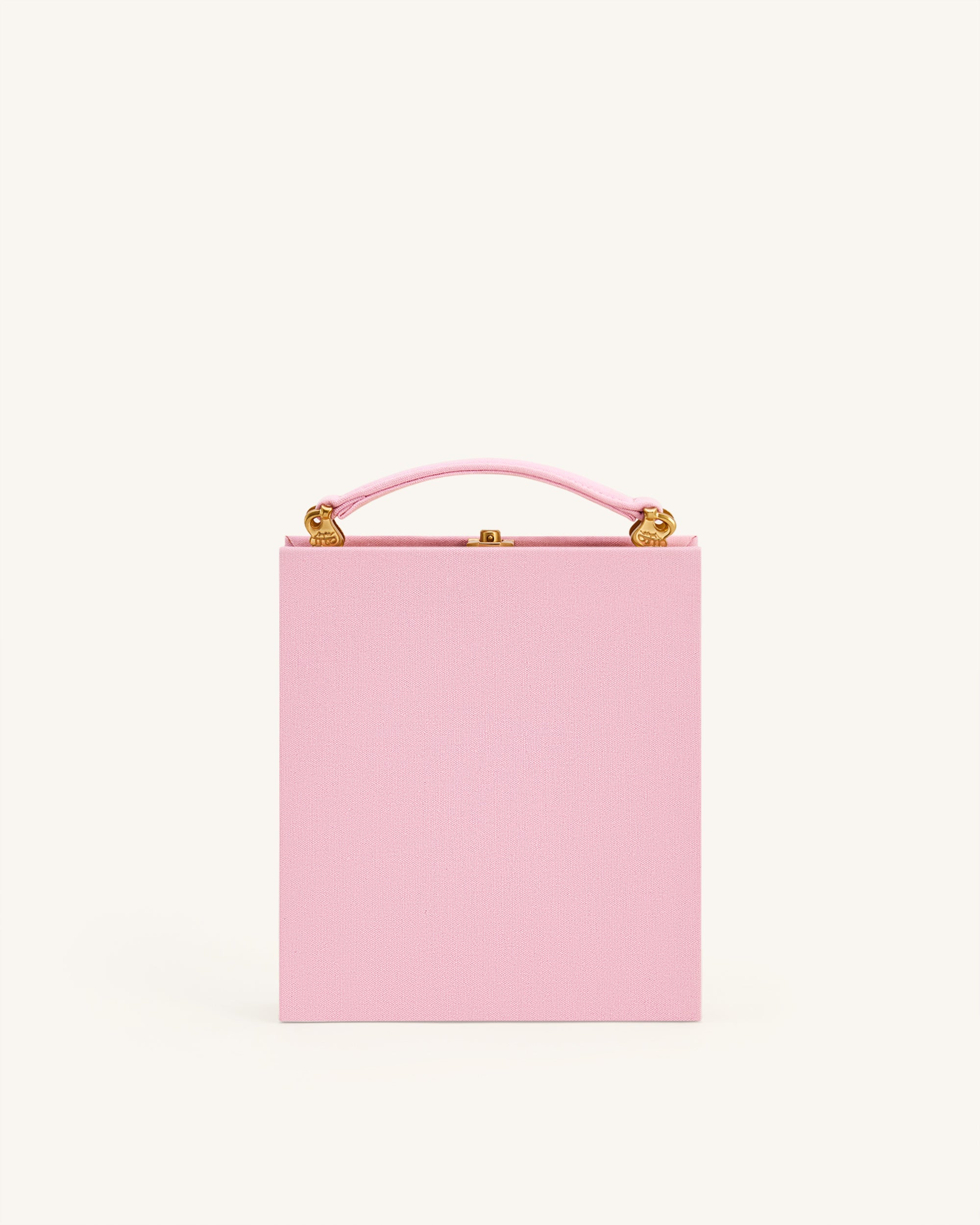 Taya-Puppy Pattern Book Shape Clutch Bag - Pink - Image 3