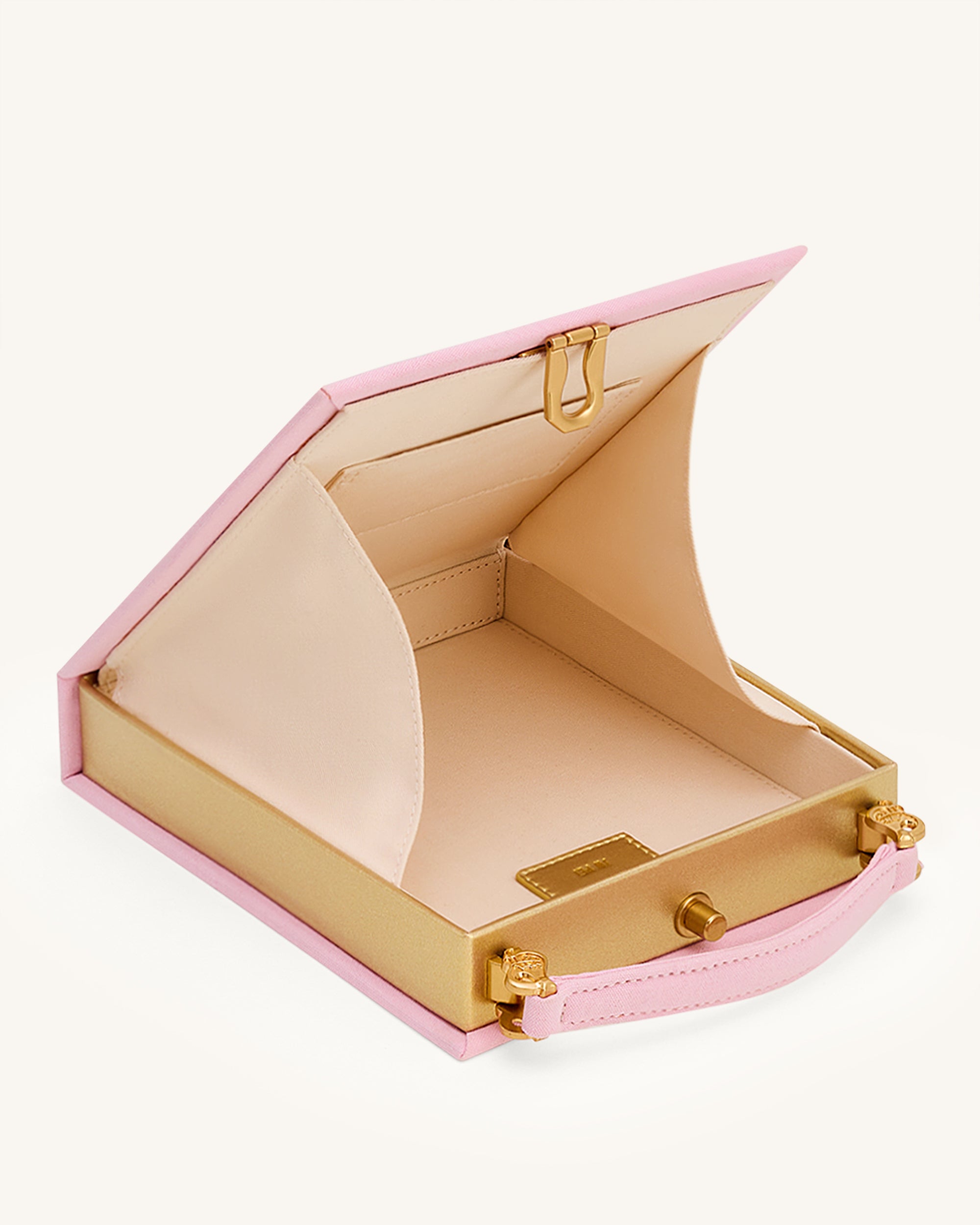 Taya-Puppy Pattern Book Shape Clutch Bag - Pink - Image 4