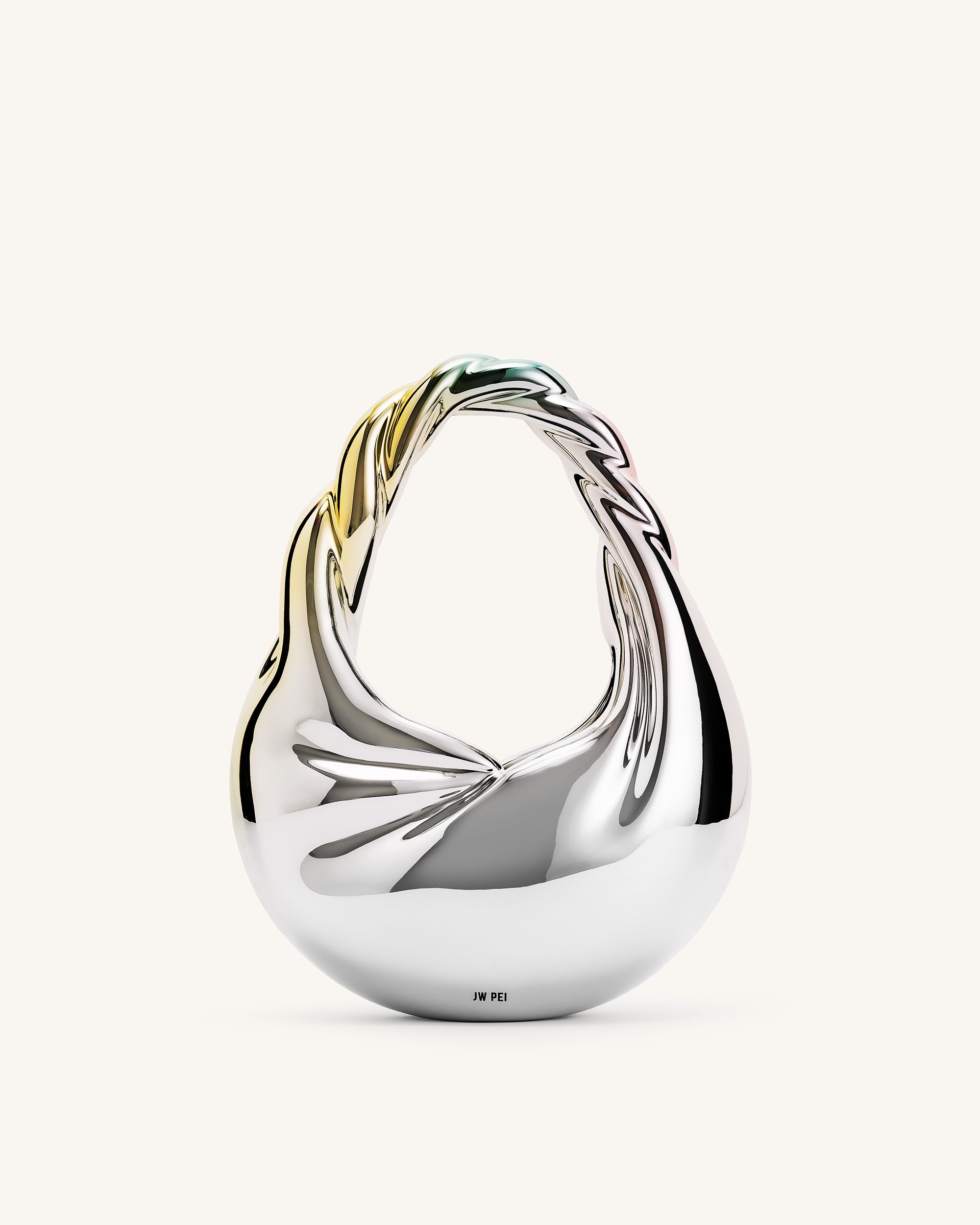 Willow Twist Crescent Top Handle Bag - Multicolor - Image 3