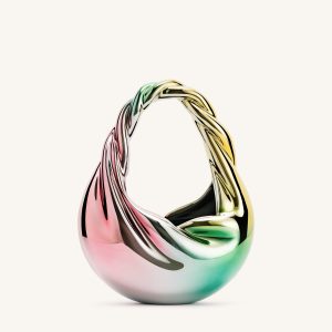 Willow Twist Crescent Top Handle Bag - Multicolor