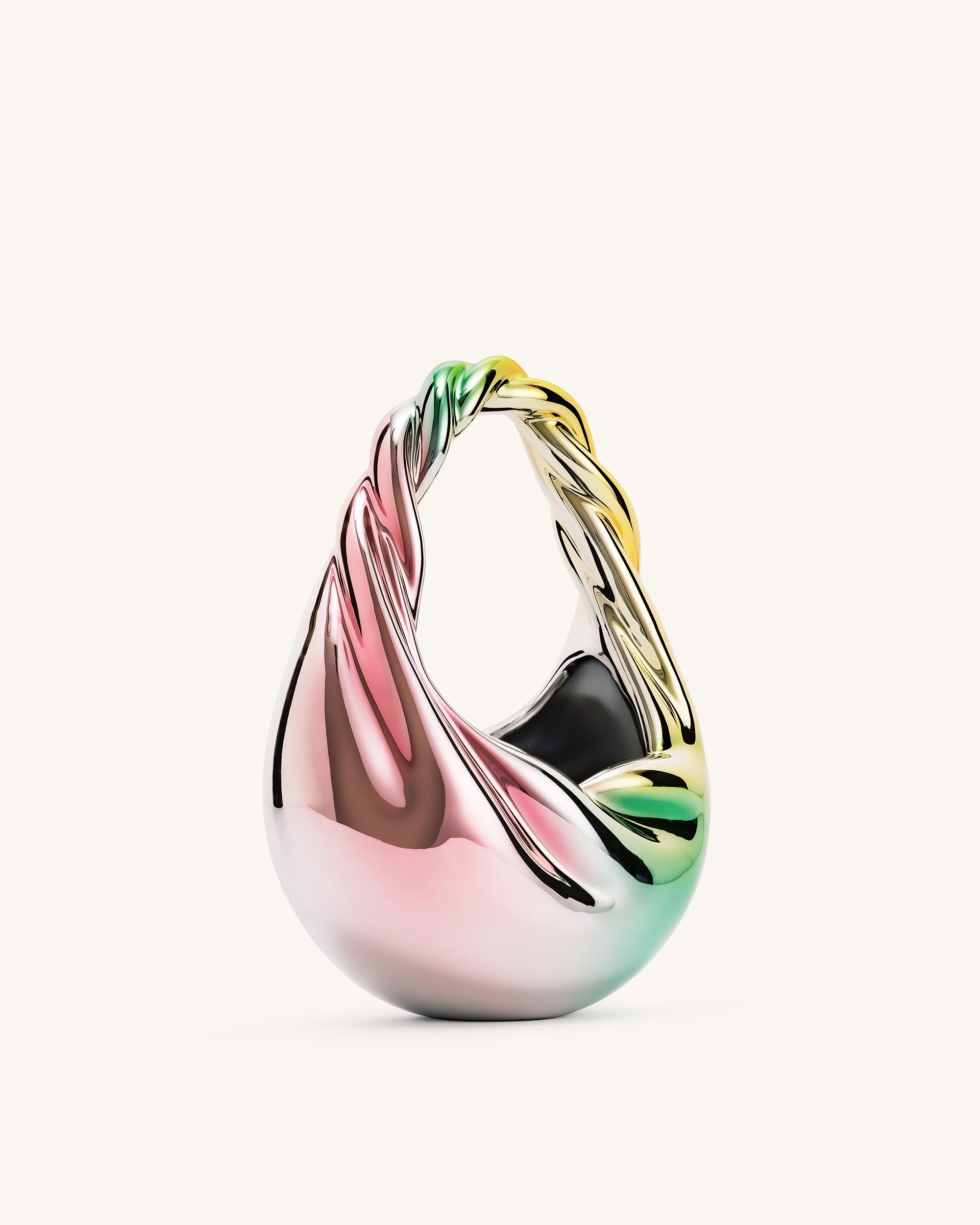 Willow Twist Crescent Top Handle Bag - Multicolor - Image 2