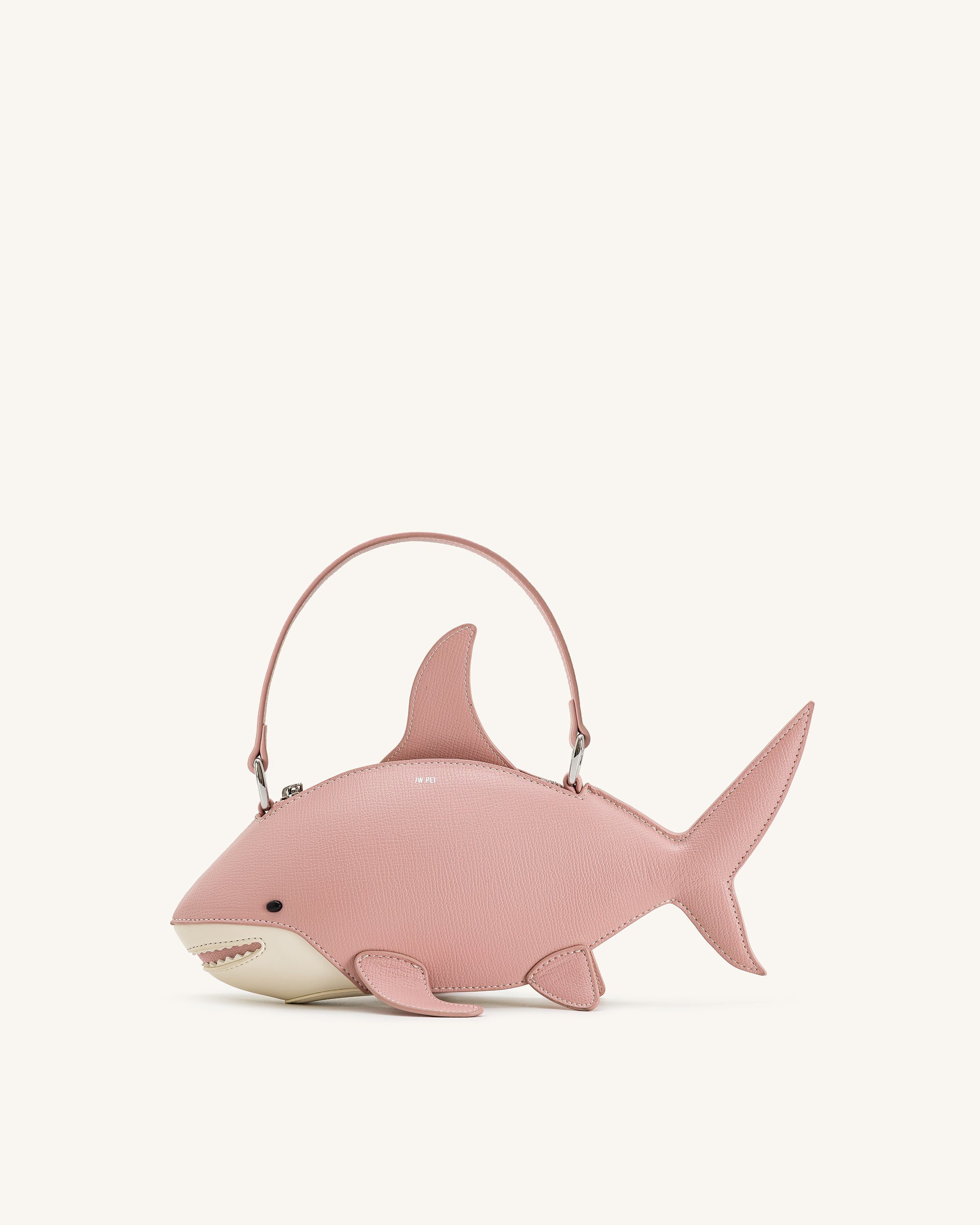 Nerys Shark Look Top Handle Bag - Pink - Image 3