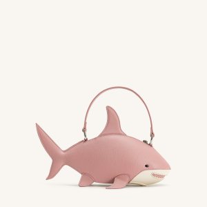 Nerys Shark Look Top Handle Bag - Pink