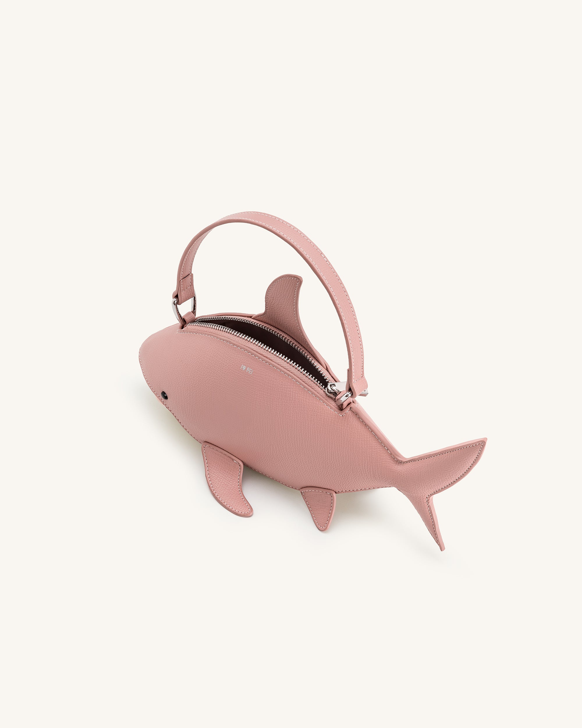 Nerys Shark Look Top Handle Bag - Pink - Image 4