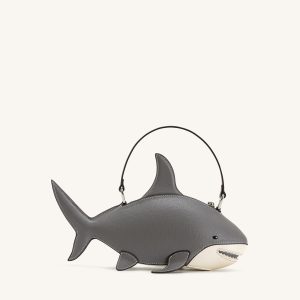 Nerys Shark Look Top Handle Bag - Grey