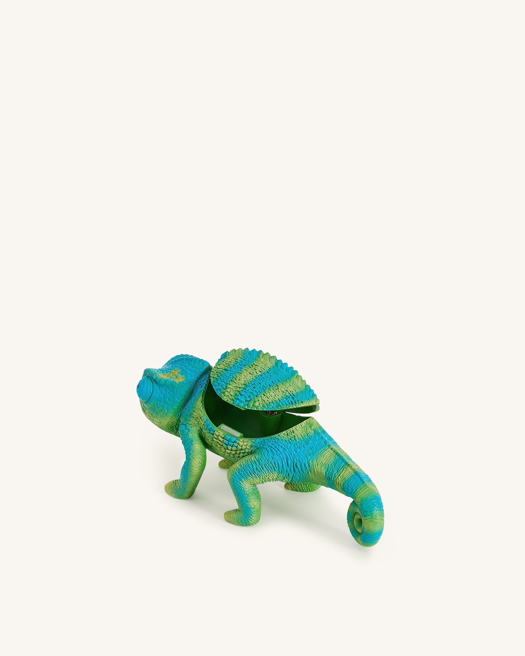 Hazel Chameleon Clutch - Green/Blue - Image 4
