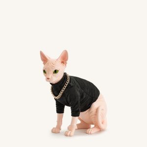 Sadie Cat Clutch - Black/Pink