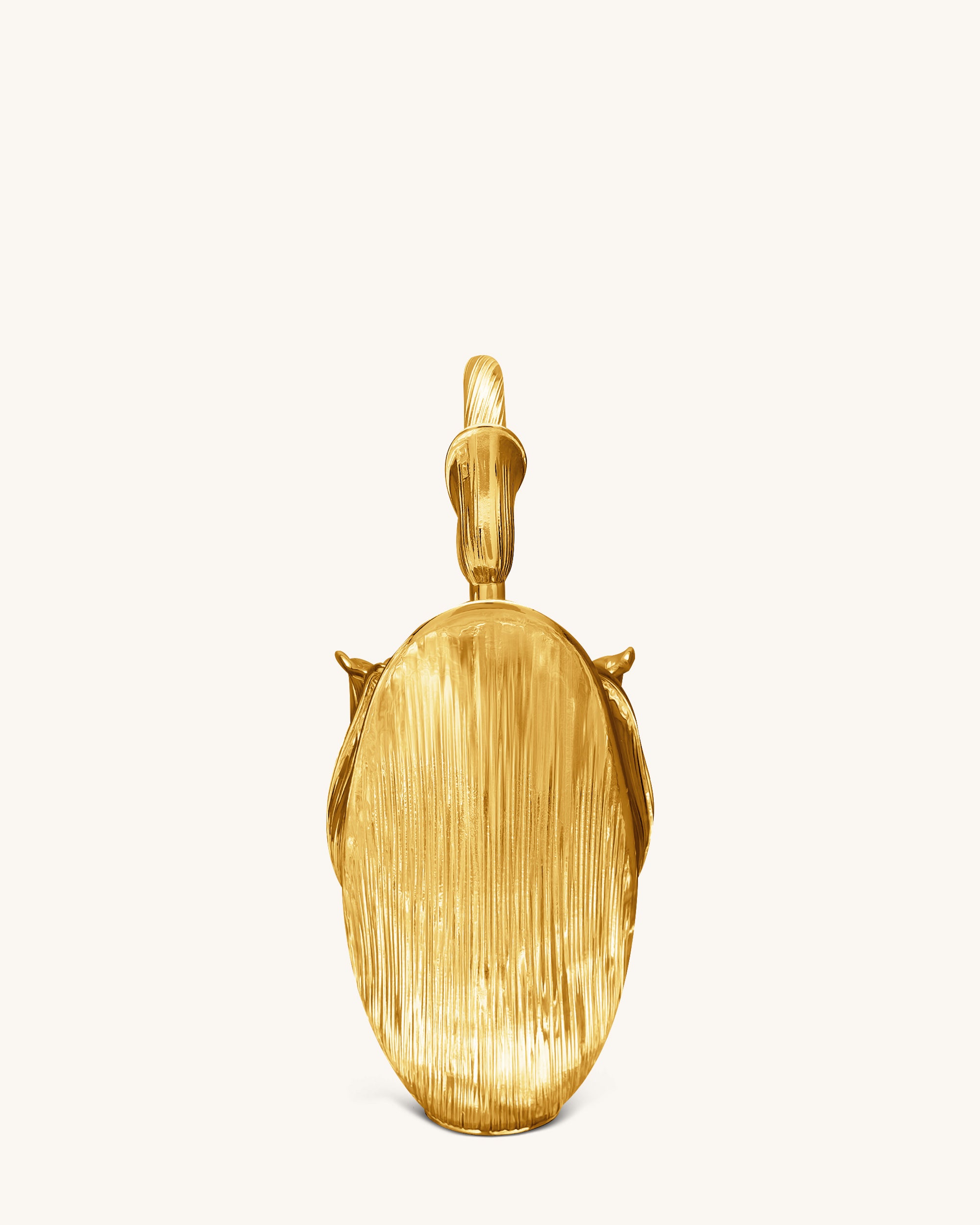 Ella Tulip Vase Top Handle Bag - Gold - Image 3