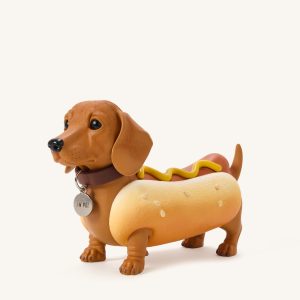 Dachshund Hot Dog Bag - Brown/Yellow