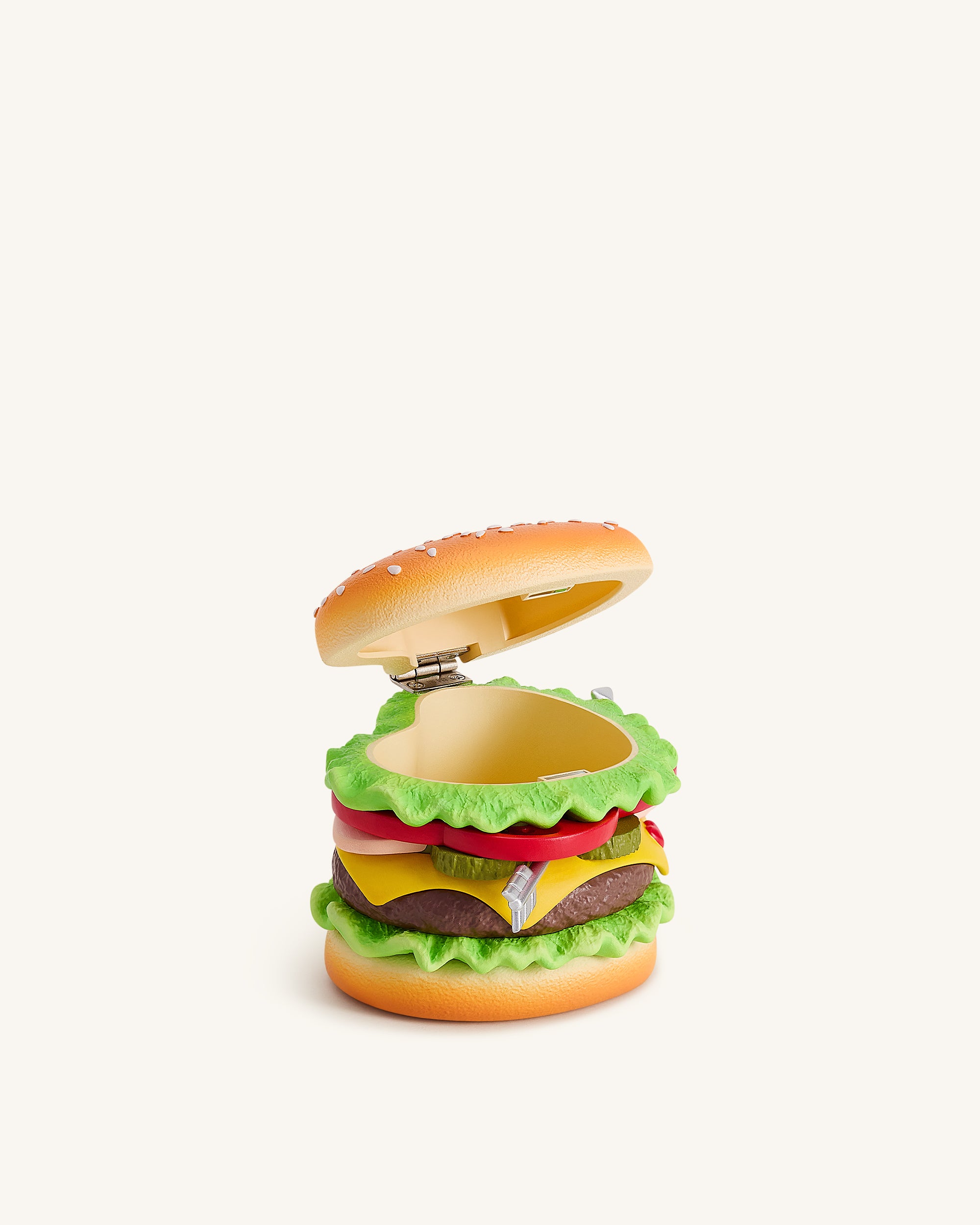 Heart Burger Novelty Clutch Bag - Multicolor - Image 4