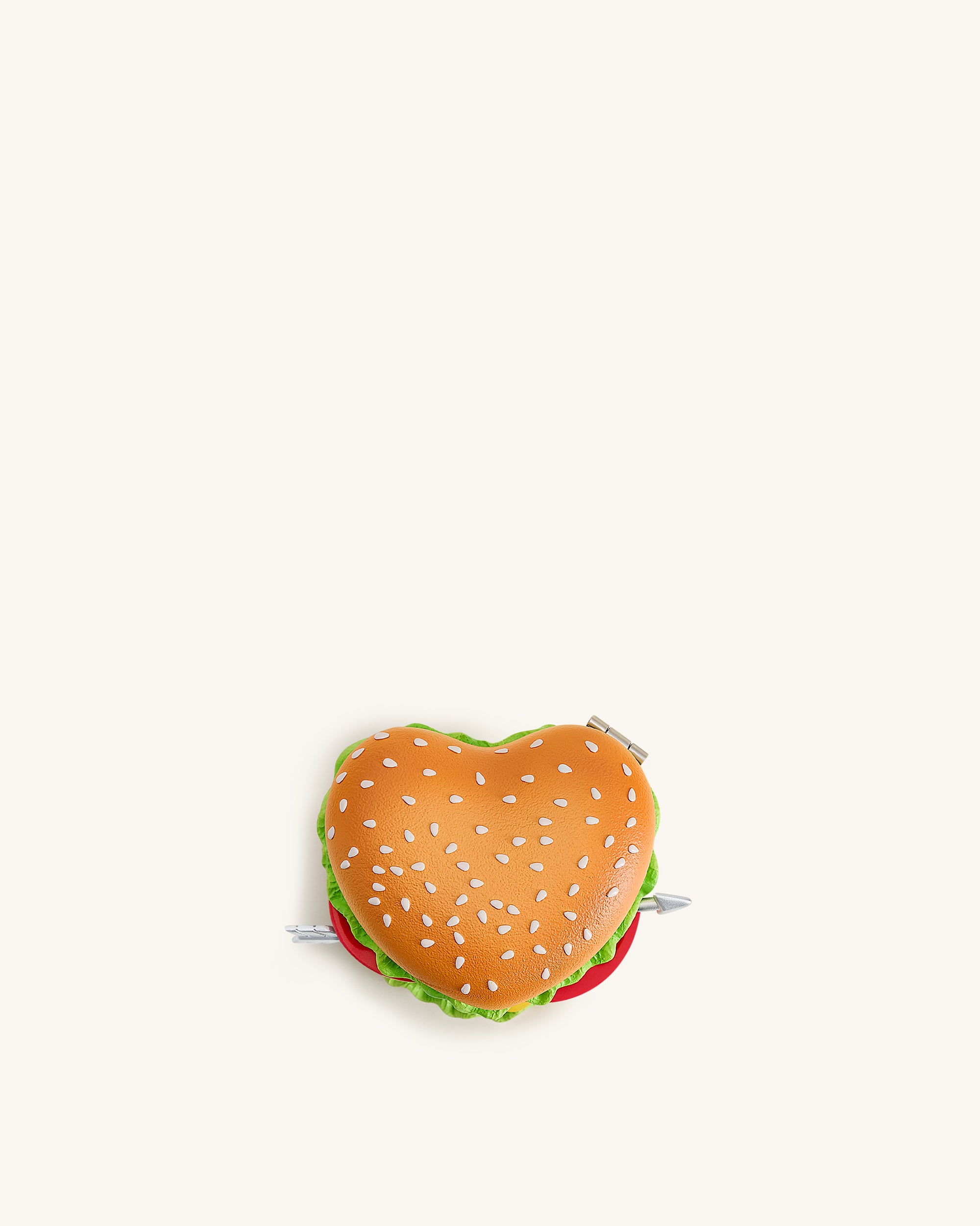 Heart Burger Novelty Clutch Bag - Multicolor - Image 3
