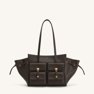Linda Tote Bag - Dark Brown