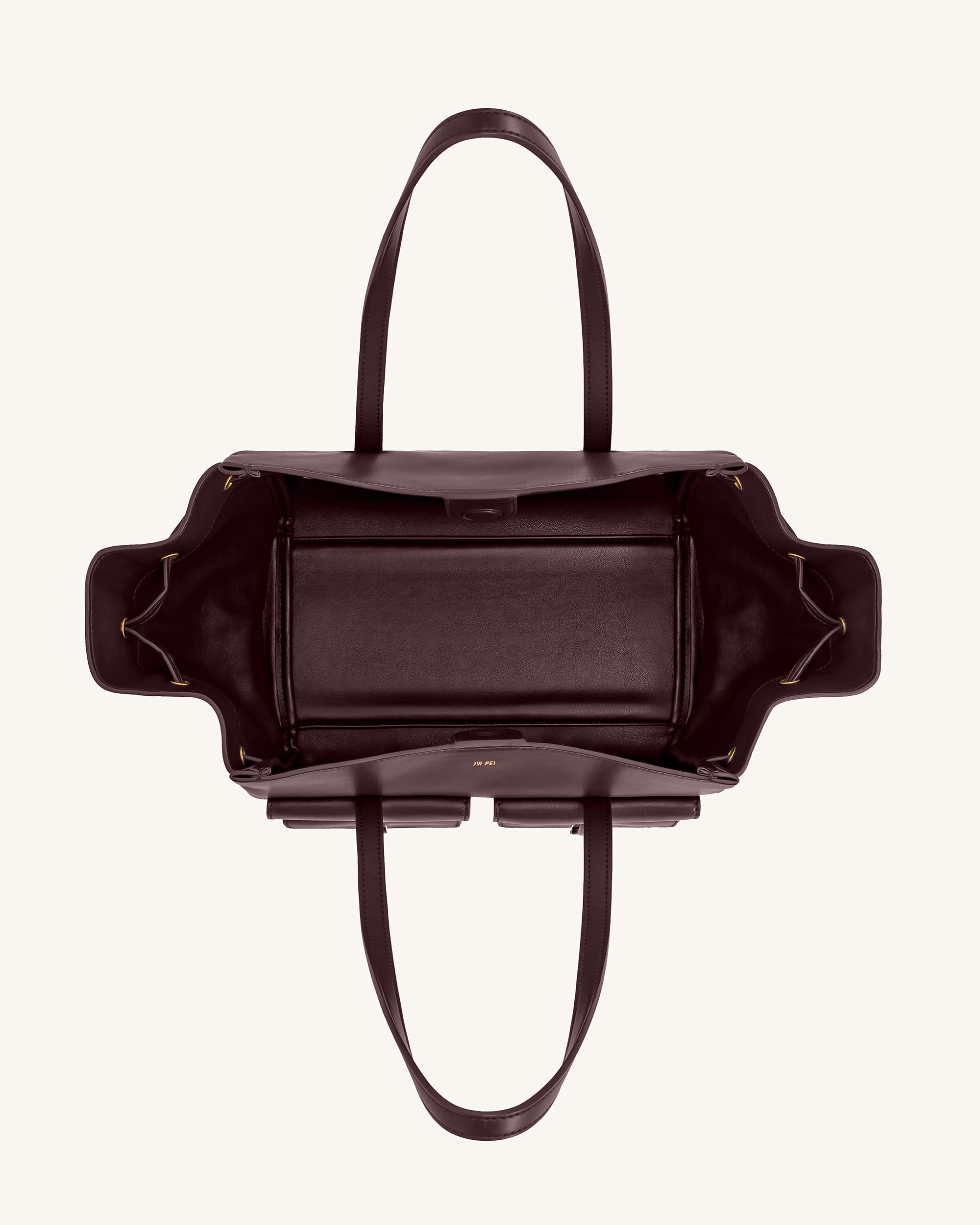 Linda Tote Bag - Deep Burgundy - Image 4