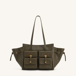 Linda Tote Bag - Dark Olive