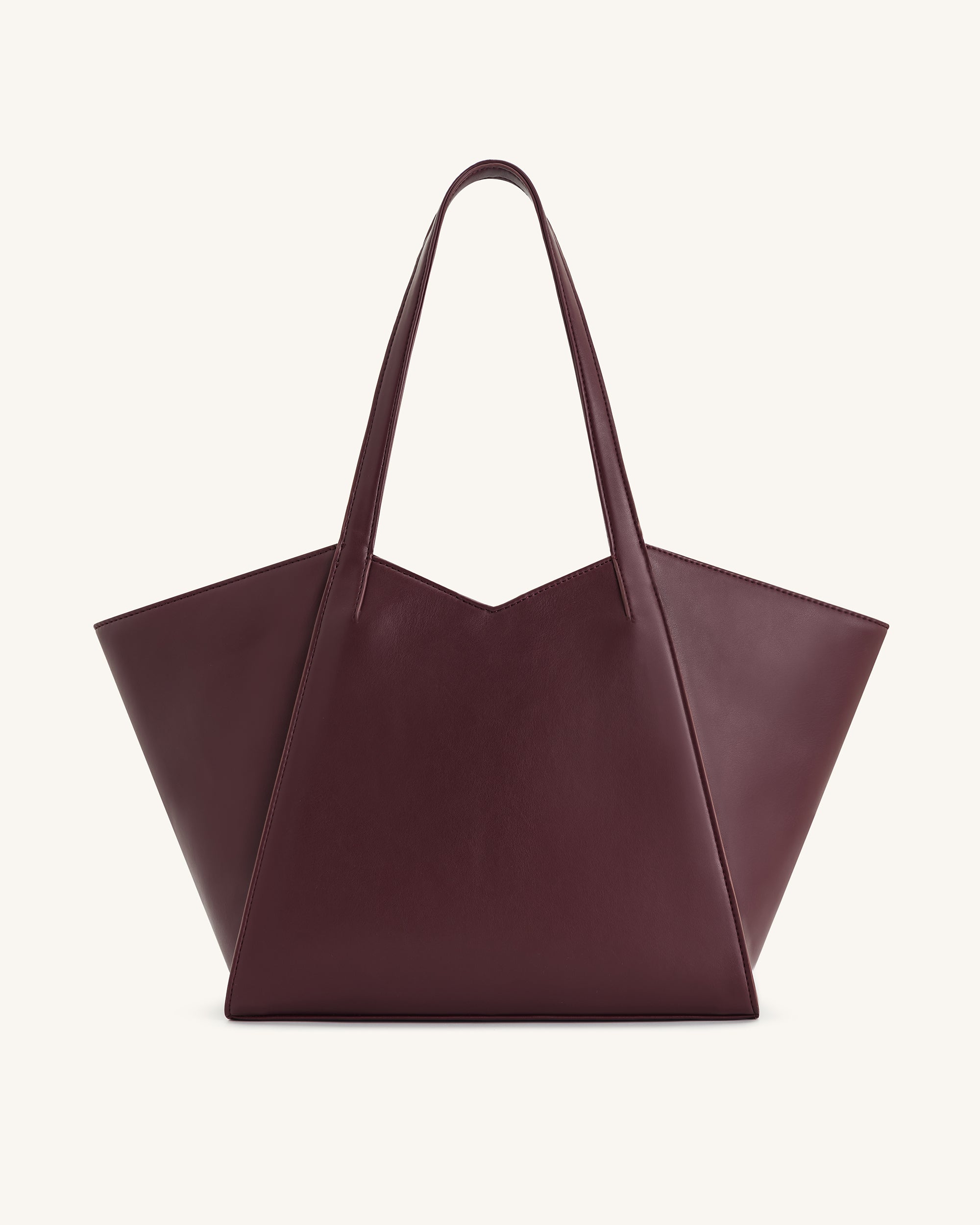 Kiana Large Capacity Tote Bag - Deep Claret - Image 3