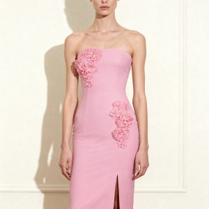 Petal Perfection Cocktail Dress - Pink
