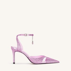 Haidi Artificial Crystal Pumps - Pink