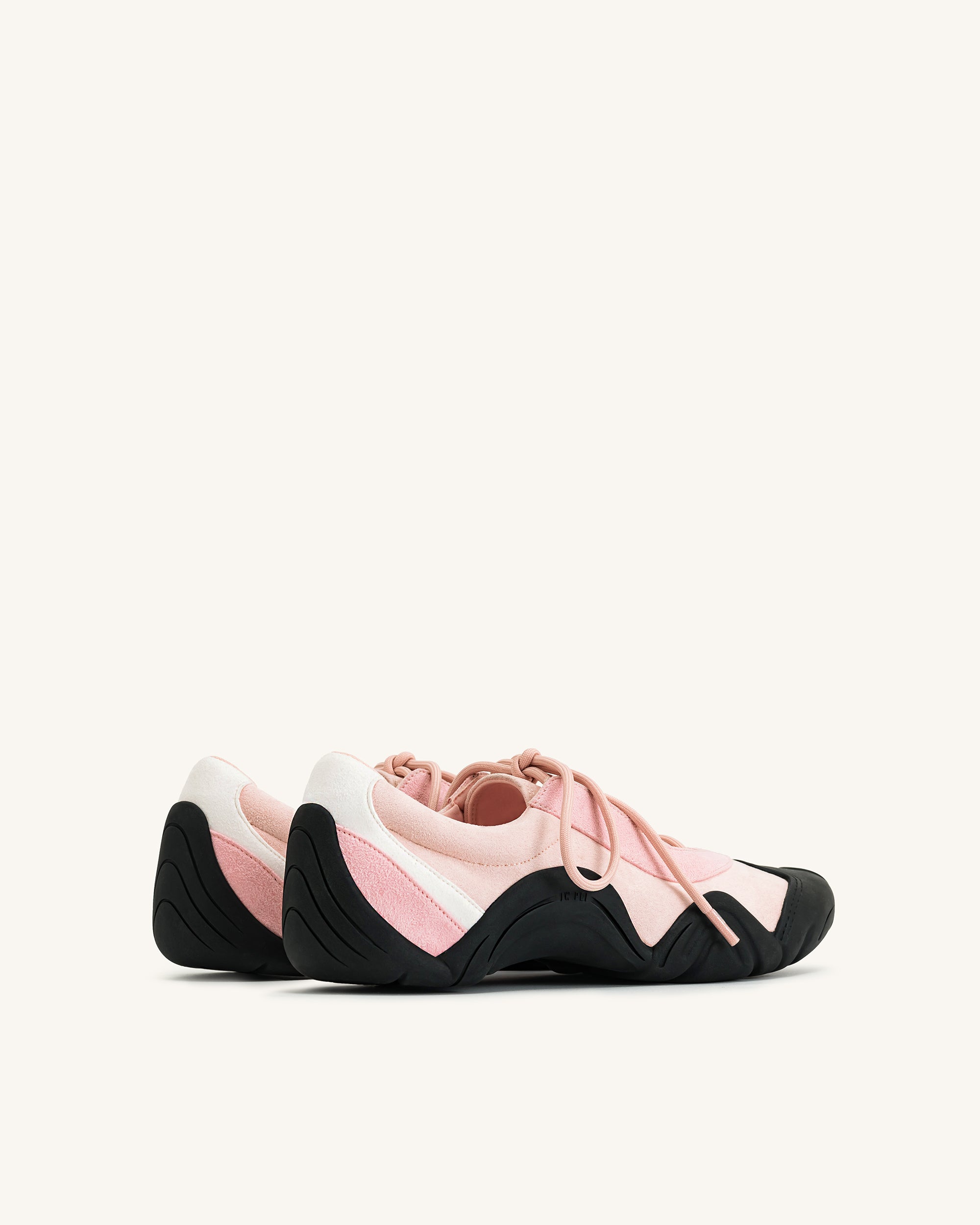 Caitlin Lace-up Ballerina Sneakers - Pink - Image 4