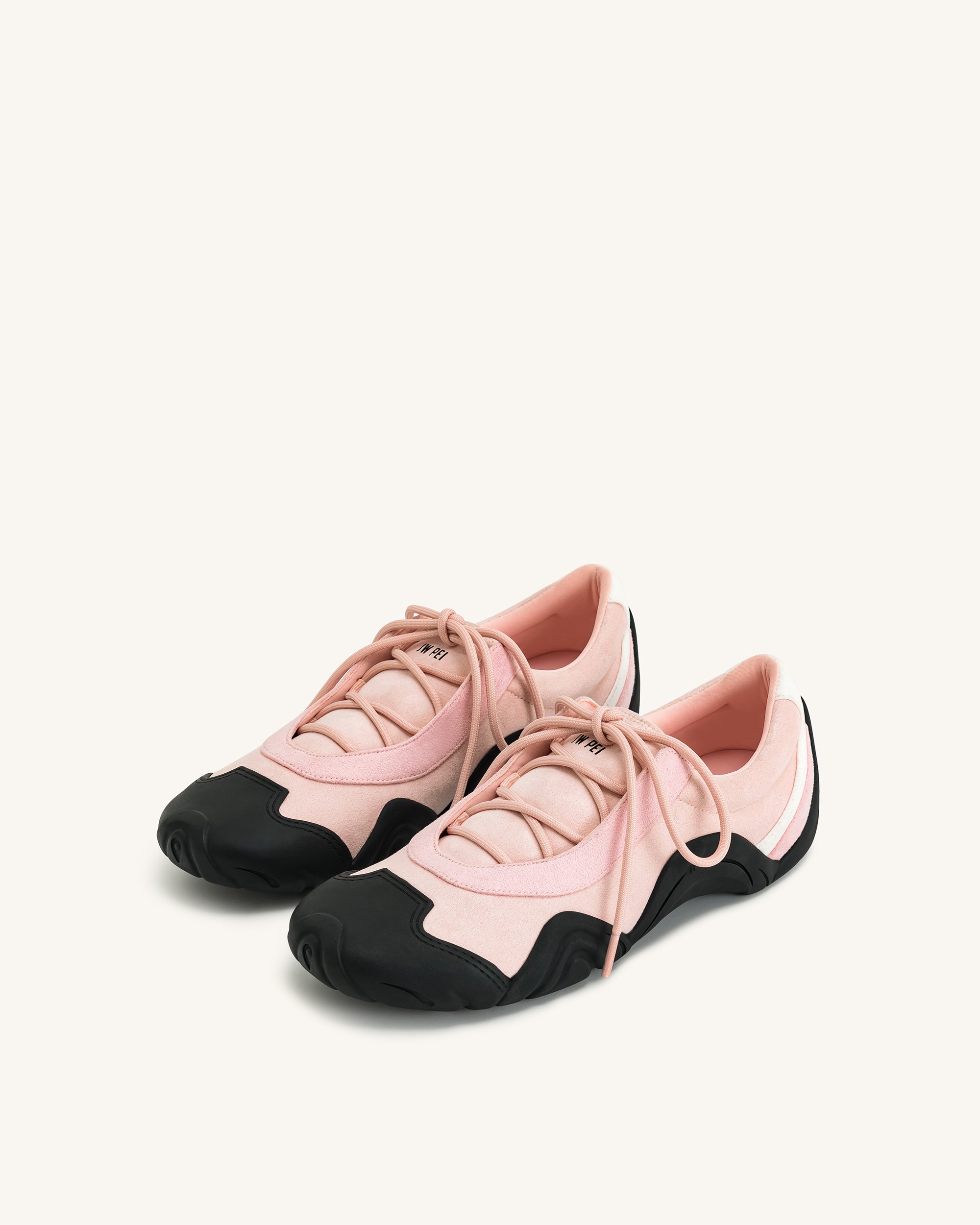 Caitlin Lace-up Ballerina Sneakers - Pink - Image 2