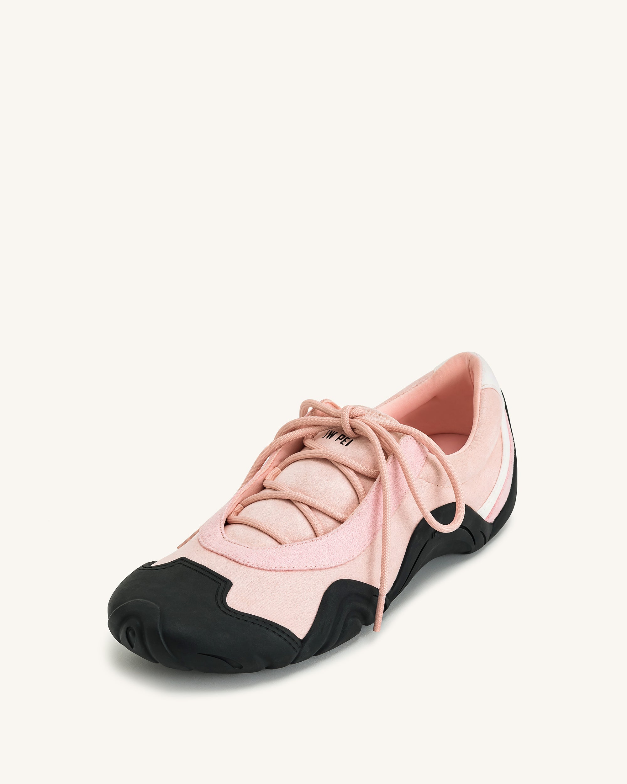 Caitlin Lace-up Ballerina Sneakers - Pink - Image 5