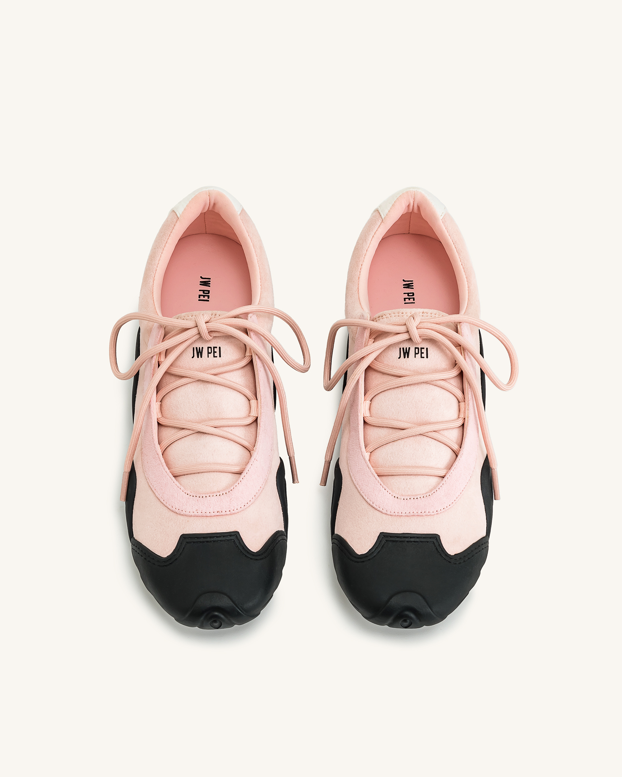 Caitlin Lace-up Ballerina Sneakers - Pink - Image 3