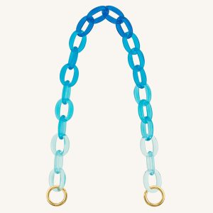 Mya Gradient Acrylic Chain Strap - Blue