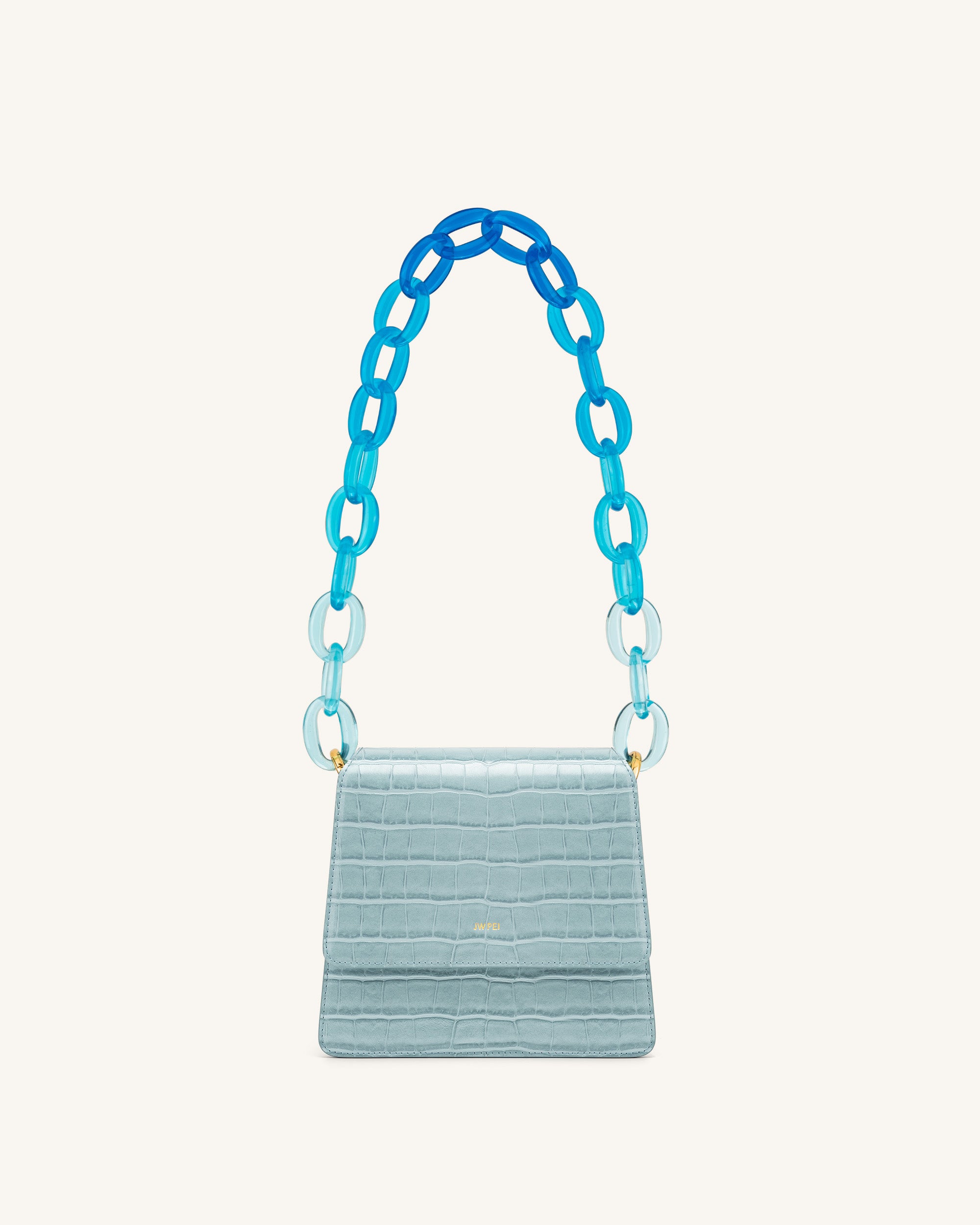 Mya Gradient Acrylic Chain Strap - Blue - Image 3