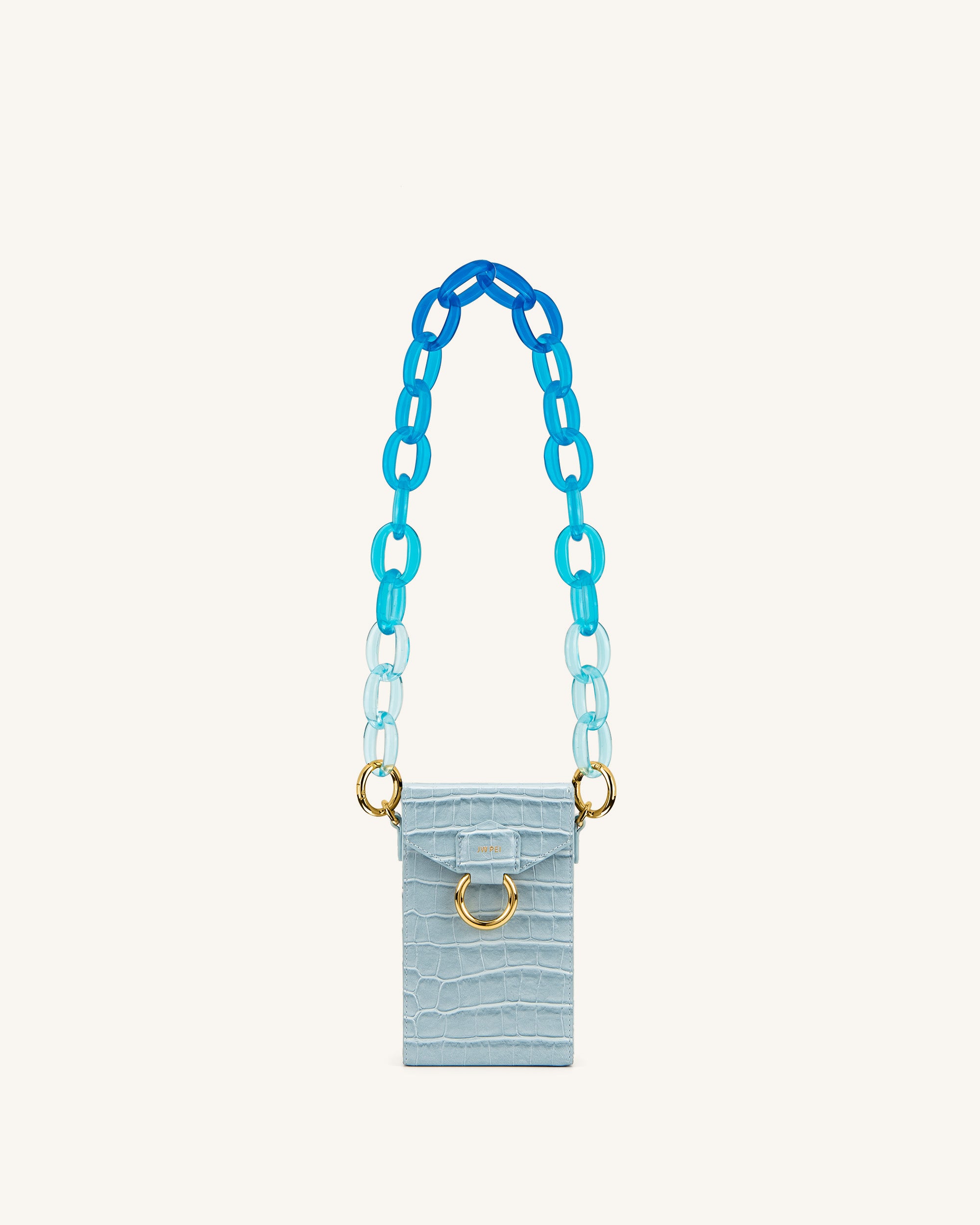Mya Gradient Acrylic Chain Strap - Blue - Image 4