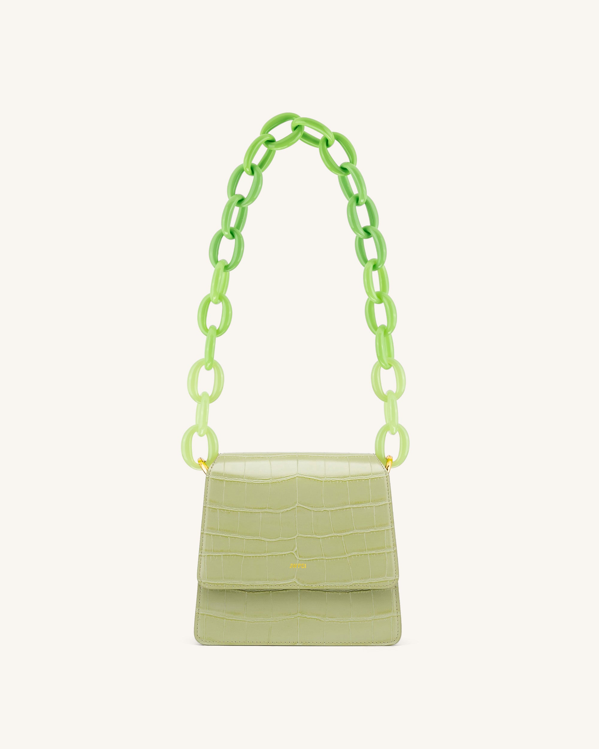 Mya Gradient Acrylic Chain Strap - Green - Image 3