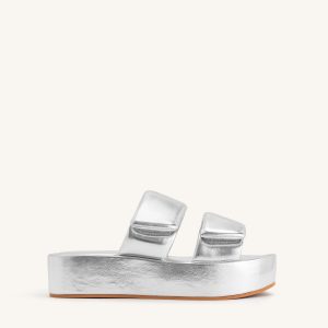 Lexi Metallic Sandal - Silver