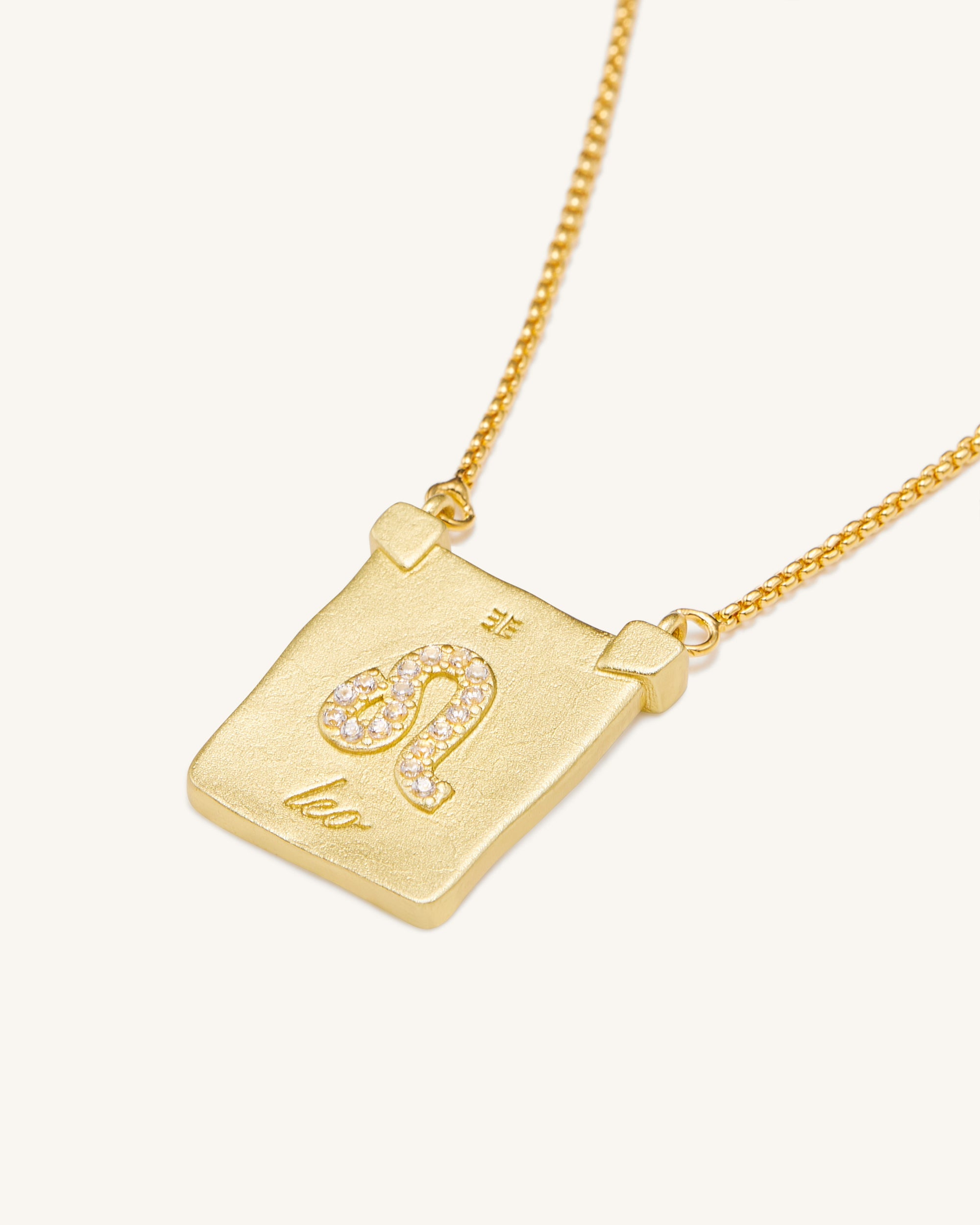 Zodiac Pendant Necklace - 18ct Gold Plated - Image 11