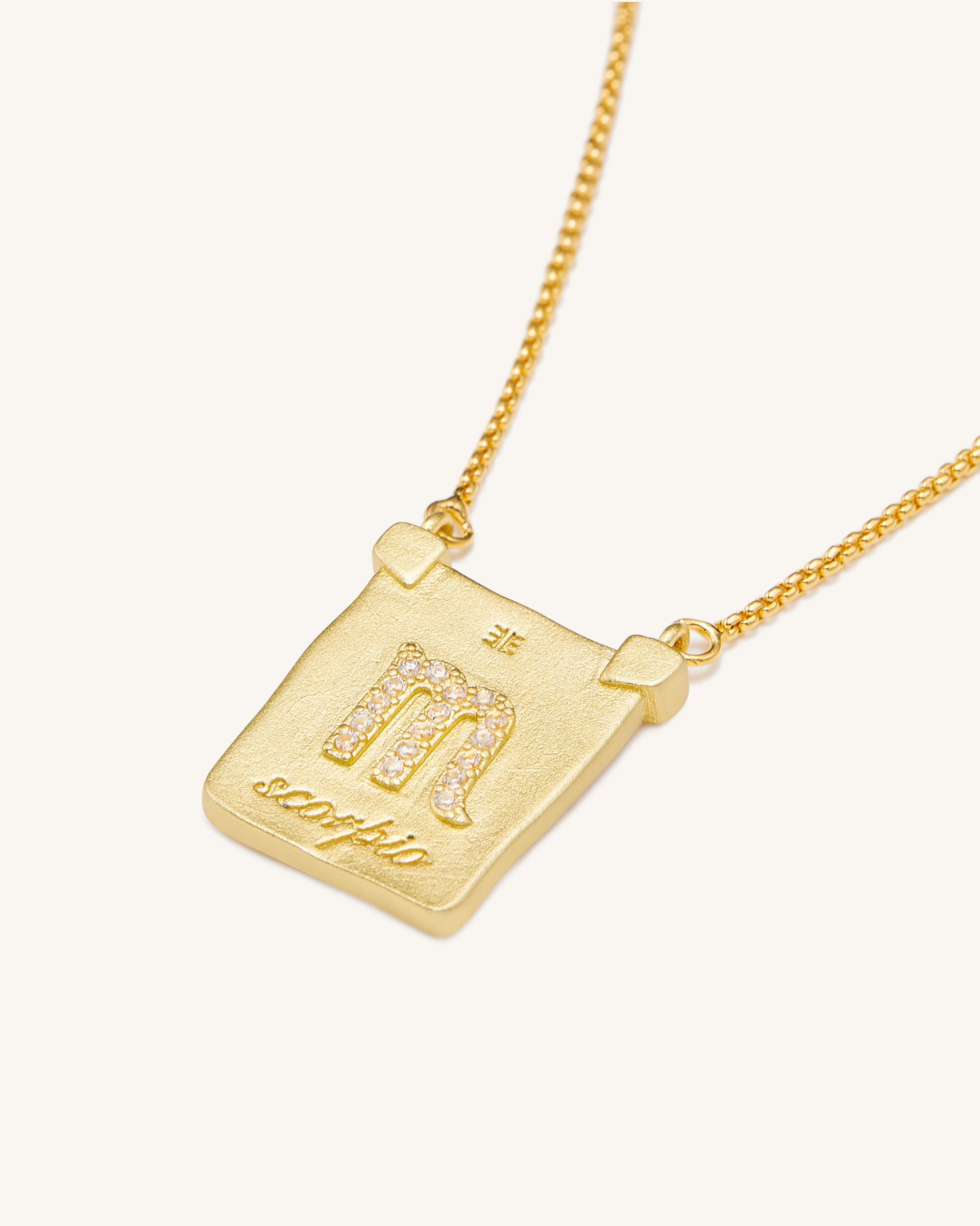 Zodiac Pendant Necklace - 18ct Gold Plated - Image 14