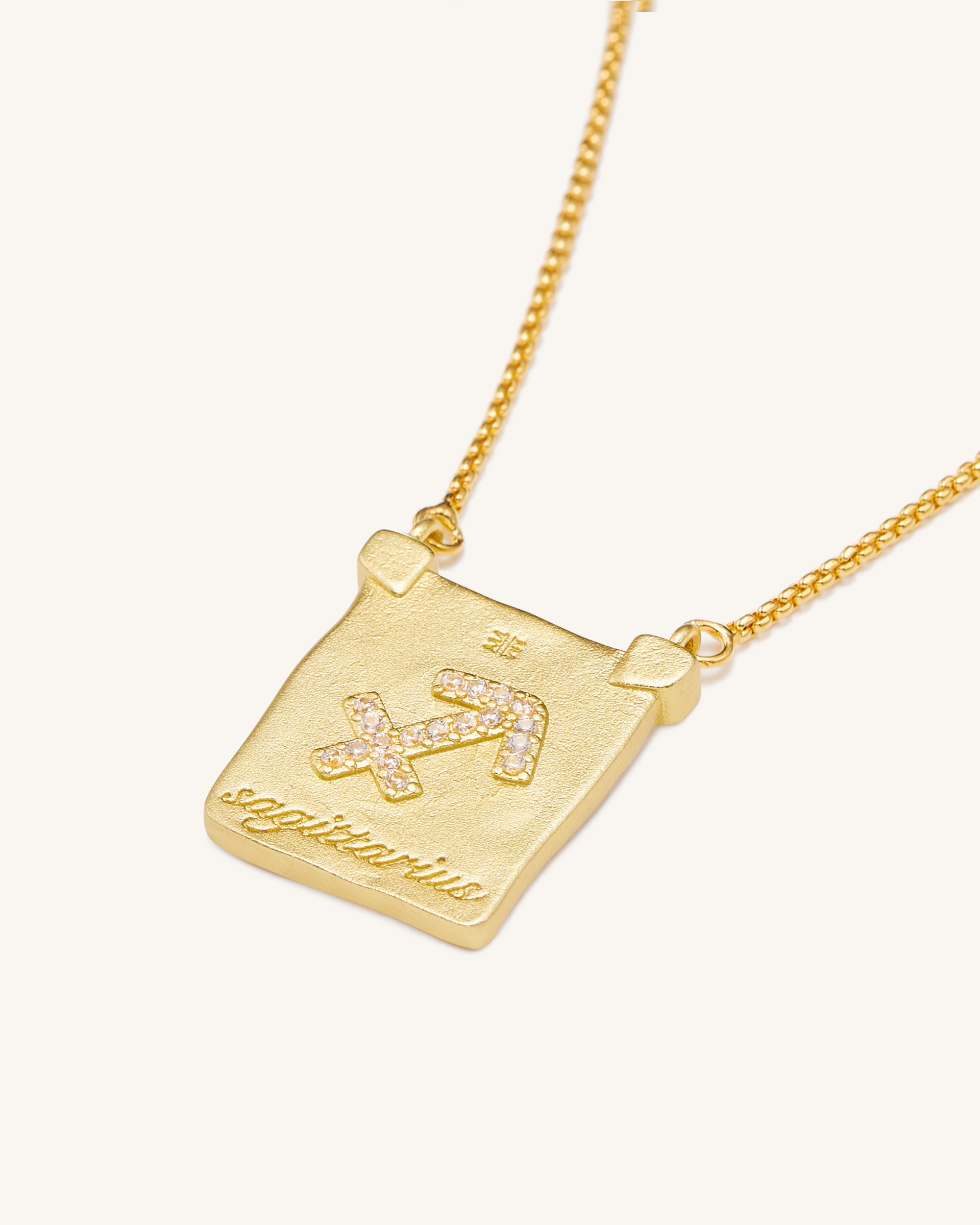 Zodiac Pendant Necklace - 18ct Gold Plated - Image 15
