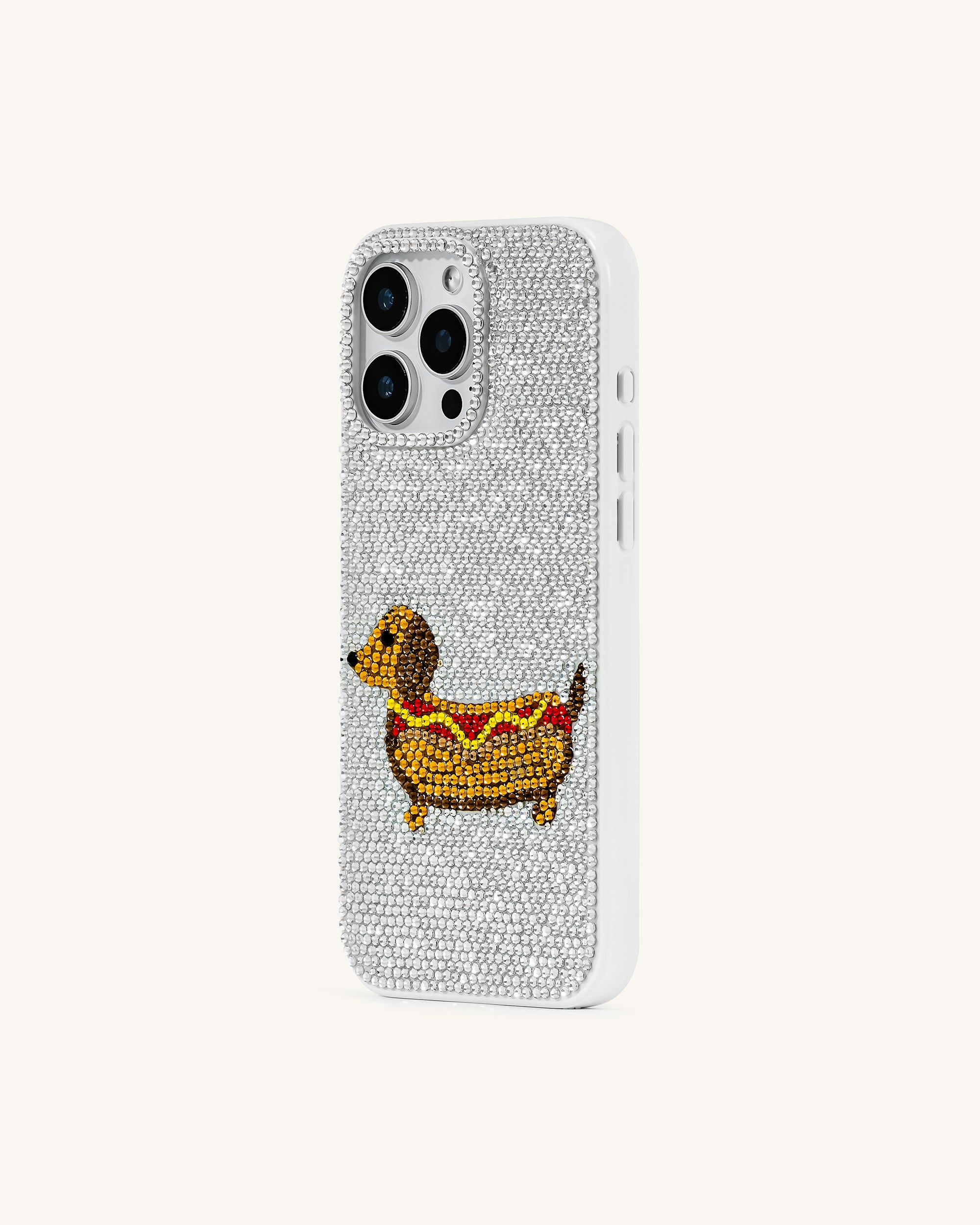 Dachshund Hot Dog Phone Case - White - Image 2
