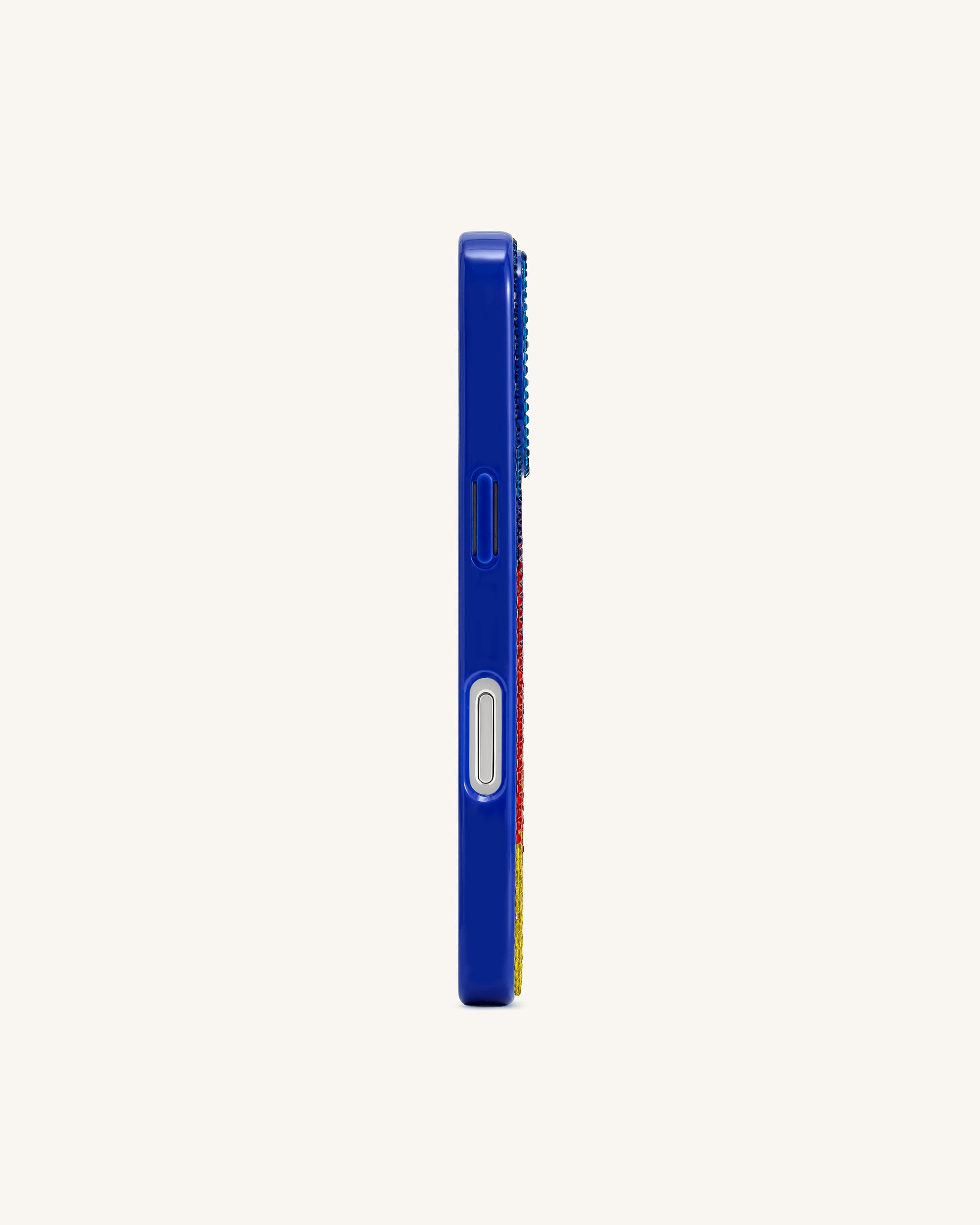 Flame Pattern Phone Case - Multicolor Blue - Image 3