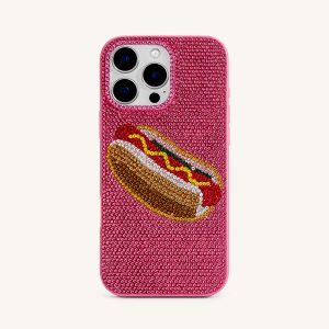 Hot Dog Phone Case - Multicolor Pink