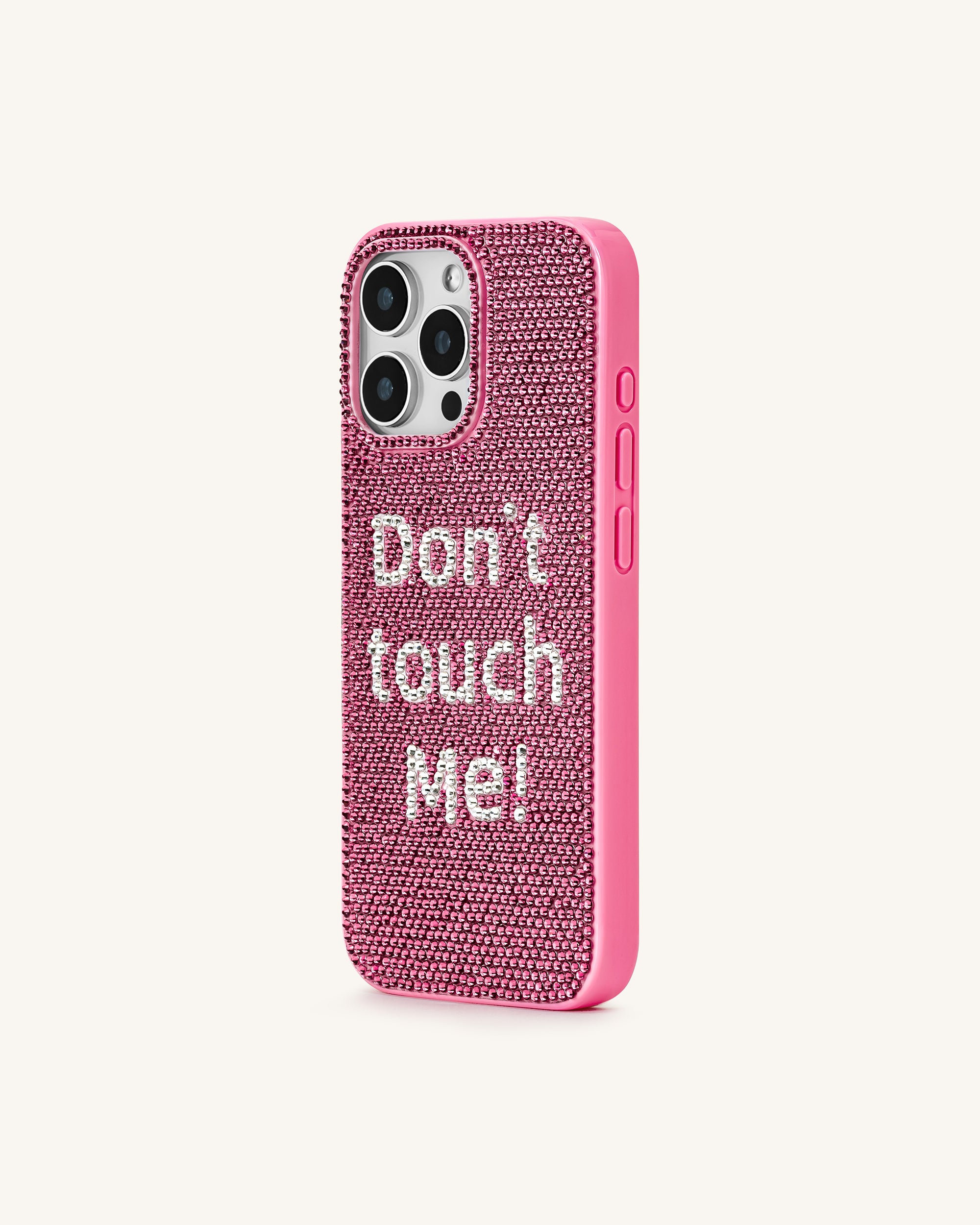 Don't Touch Me! Phone Case - Multicolor Pink - Image 2