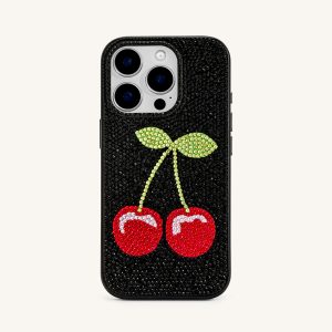 Cherry Phone Case - Multicolor Black