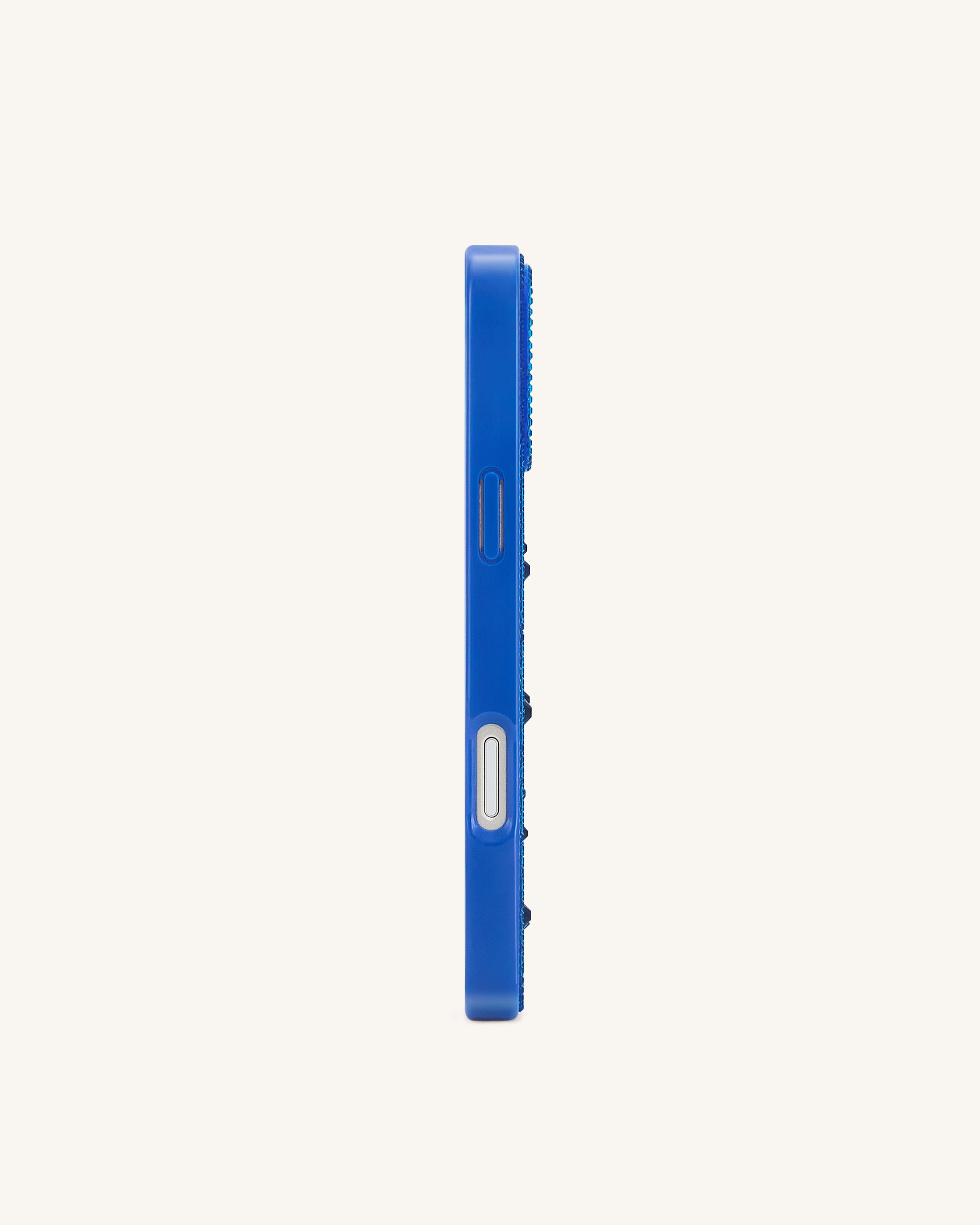 Evil Eye Artificial Crystal Embellished Phone Case - Blue - Image 4