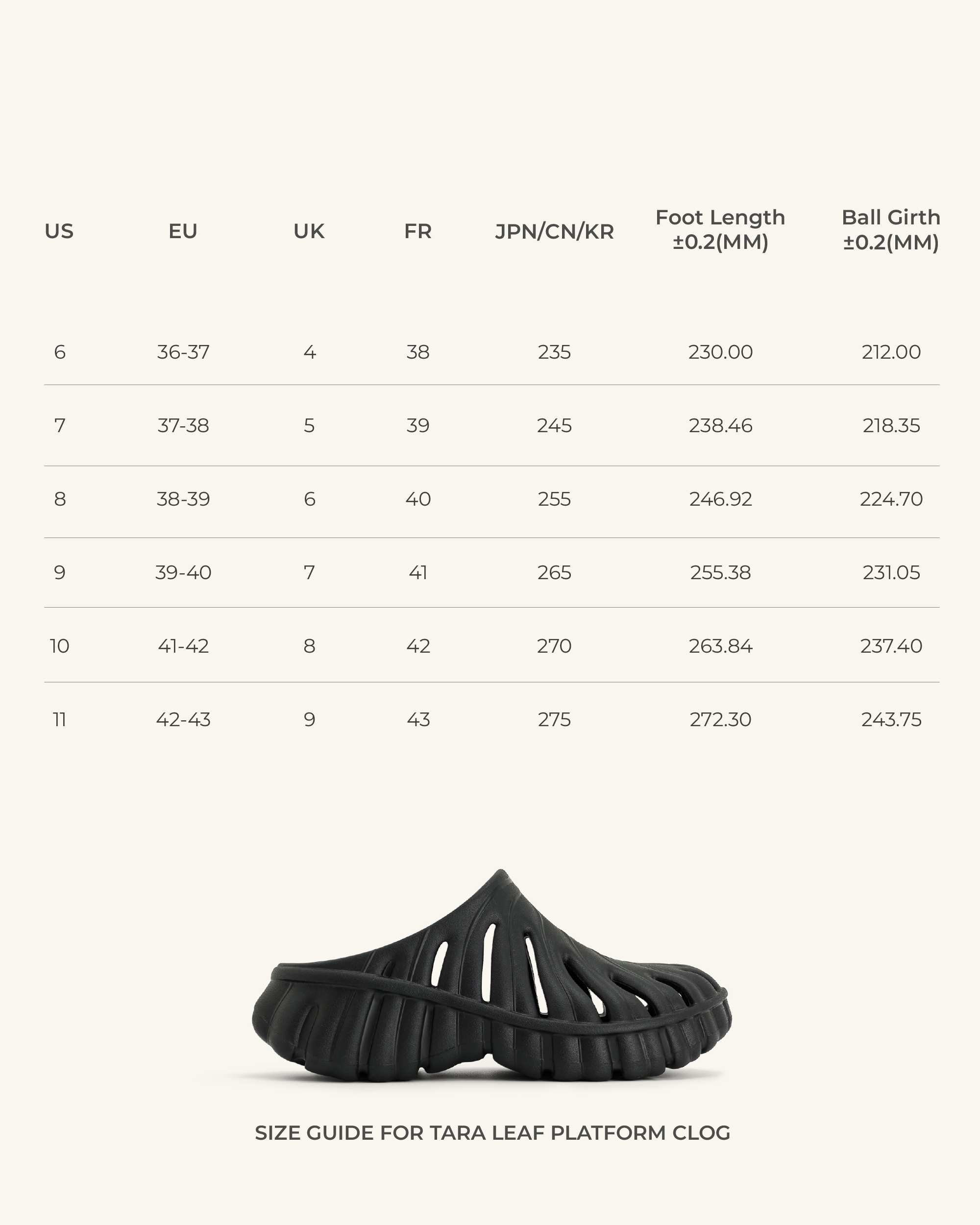 Tara Leaf Platform Clog - Black - Image 6