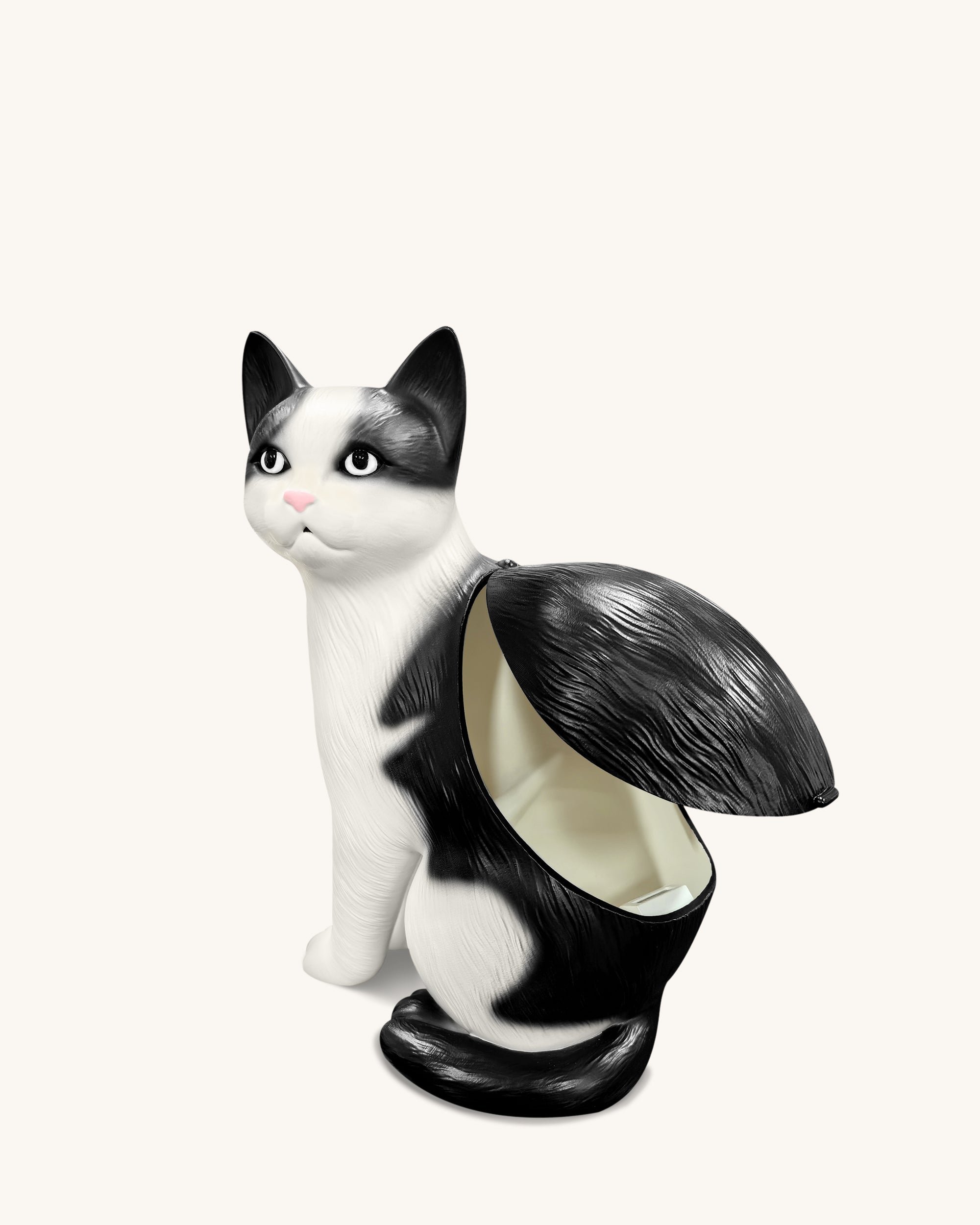 Elsie Cat Clutch - White - Image 3